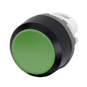 CABEZAL P/PULSADOR RASANTE VERDE 22MM MP1-10G