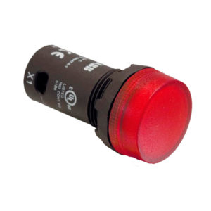 PILOTO ROJO 22MM LED 24VAC CL-502