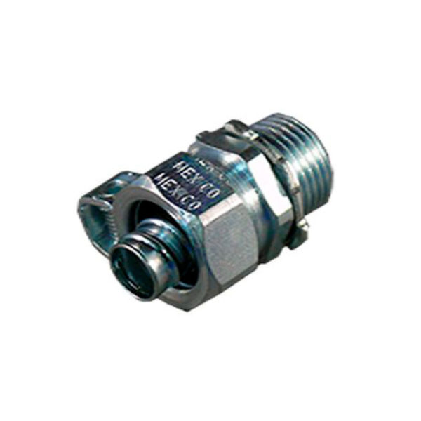 CONECTOR RECTO PARA FUNDA SELLADA DE 3/4", CON TERMINAL DE TIERRA, CLASE 1 DIV2