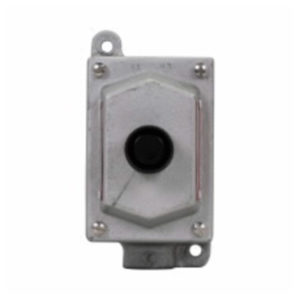 PUSH BUTTON APE, 1 CIRCUITO, 10A 600VAC, ENTRADA 3/4", HIERRO MALEABLE